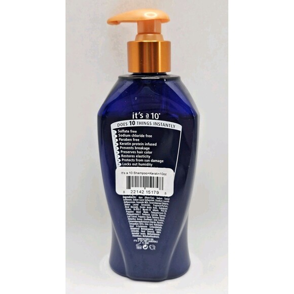 It's A 10 Miracle Shampoo Plus Keratin  Sulfate Free 10 Fl Oz Pump Bottle - Picture 2 of 2